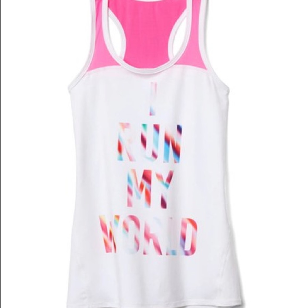 Athleta G!rl “I run my world” tank top